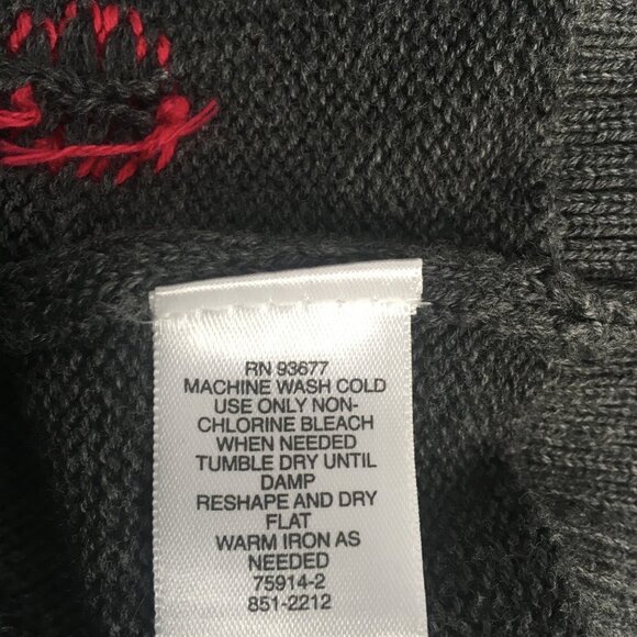 Preppy Cardigan Sweater Womens Medium Gray Button Front Polka Dot Pockets twee - Picture 13 of 13